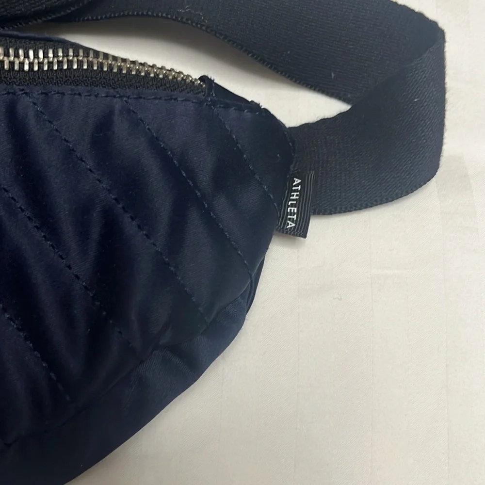 Athlete navy bum sling crossbody bag - Picture 3 of 7